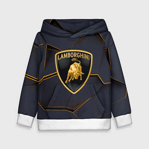 Детская толстовка Lamborghini / 3D-Белый – фото 1