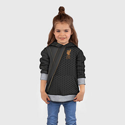 Толстовка-худи детская Liverpool FC, цвет: 3D-меланж — фото 2