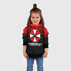 Толстовка-худи детская Umbrella Corporation, цвет: 3D-черный — фото 2