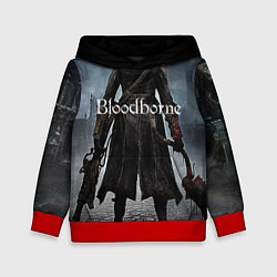 Толстовка-худи детская Bloodborne, цвет: 3D-красный