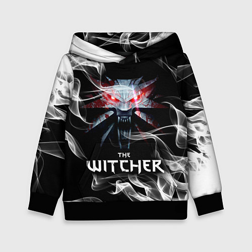 Детская толстовка ВЕДЬМАК / 3D-Черный – фото 1