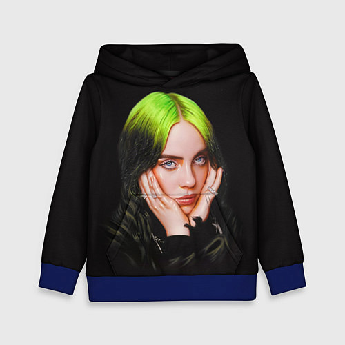 Детская толстовка BILLIE EILISH / 3D-Синий – фото 1