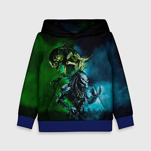 Детская толстовка PREDATOR / 3D-Синий – фото 1