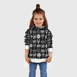 Толстовка-худи детская BTS, цвет: 3D-белый — фото 2