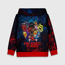 Толстовка-худи детская Five Nights At Freddys, цвет: 3D-красный