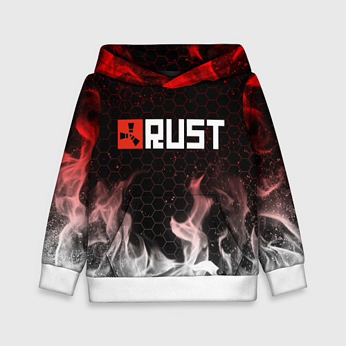 Детская толстовка RUST / 3D-Белый – фото 1