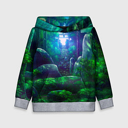 Толстовка-худи детская Дорога в храм, цвет: 3D-меланж