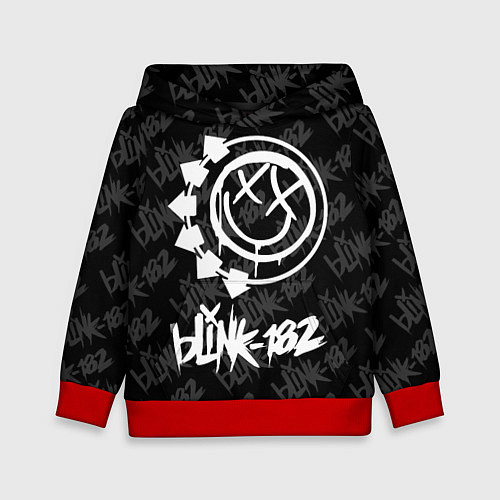 Детская толстовка Blink-182 4 / 3D-Красный – фото 1