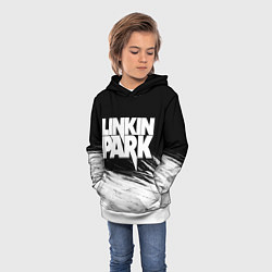 Толстовка-худи детская LINKIN PARK 9, цвет: 3D-белый — фото 2