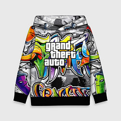 Толстовка-худи детская GTA, цвет: 3D-черный