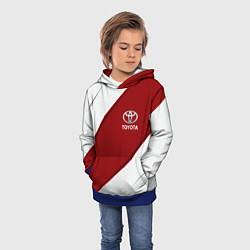 Толстовка-худи детская TOYOTA, цвет: 3D-синий — фото 2