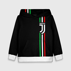 Толстовка-худи детская JUVENTUS, цвет: 3D-белый