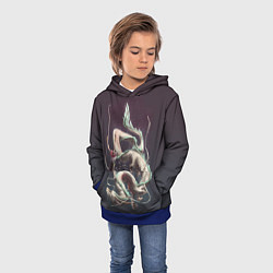 Толстовка-худи детская Унесённые призраками, цвет: 3D-синий — фото 2