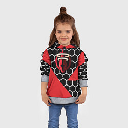 Толстовка-худи детская БАШНЯ БОГА, цвет: 3D-меланж — фото 2