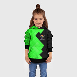 Толстовка-худи детская MINECRAFT, цвет: 3D-черный — фото 2