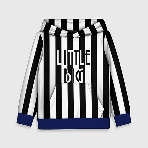 Детская толстовка Литл,биг / 3D-Синий – фото 1