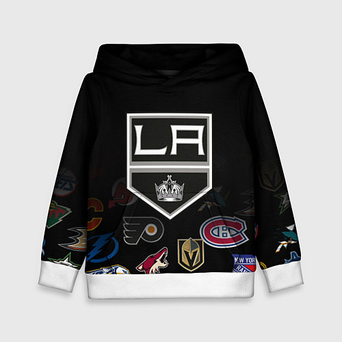 Детская толстовка NHL Los Angeles Kings / 3D-Белый – фото 1