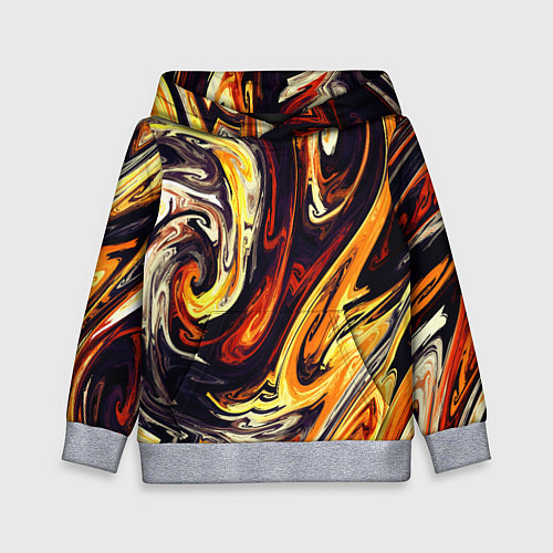 Детская толстовка Красочный Хаос / 3D-Меланж – фото 1