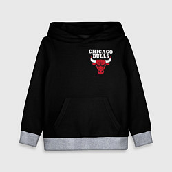 Толстовка-худи детская CHICAGO BULLS, цвет: 3D-меланж