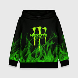 Толстовка-худи детская MONSTER ENERGY, цвет: 3D-черный