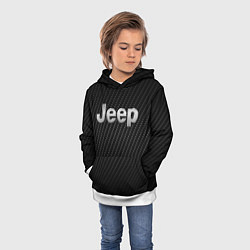 Толстовка-худи детская Jeep Z, цвет: 3D-белый — фото 2