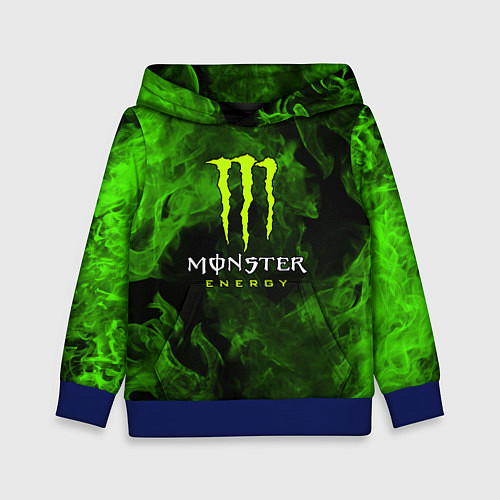 Детская толстовка MONSTER ENERGY / 3D-Синий – фото 1