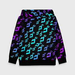 Толстовка-худи детская JOJOS BIZARRE ADVENTURE, цвет: 3D-черный