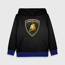 Толстовка-худи детская Lamborghini Z, цвет: 3D-синий