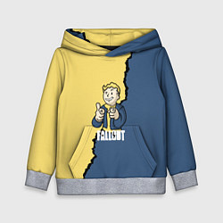 Детская толстовка Fallout logo boy