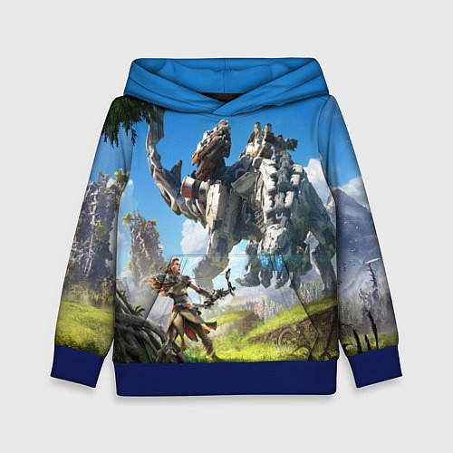 Детская толстовка HORIZON ZERO DAWN / 3D-Синий – фото 1