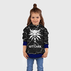 Толстовка-худи детская The Witcher, цвет: 3D-синий — фото 2