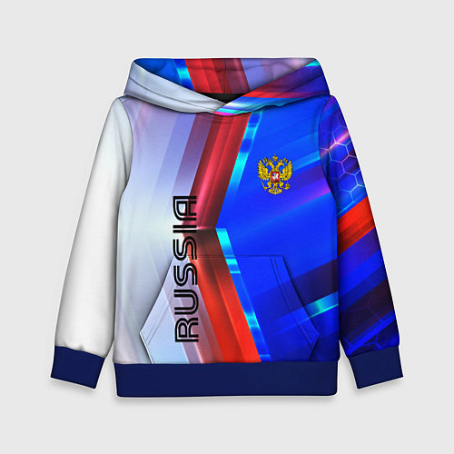 Детская толстовка RUSSIA SPORT / 3D-Синий – фото 1