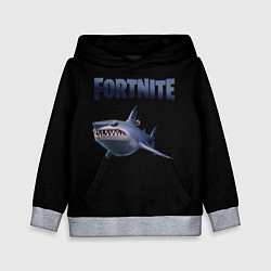 Толстовка-худи детская Loot Shark Fortnite, цвет: 3D-меланж