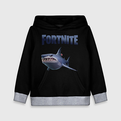 Детская толстовка Loot Shark Fortnite / 3D-Меланж – фото 1