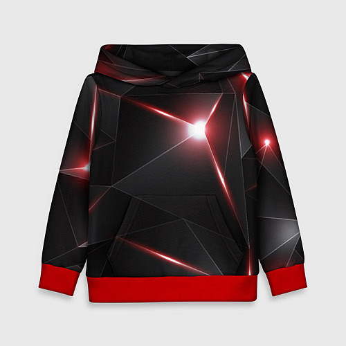 Детская толстовка 3D свечение / 3D-Красный – фото 1