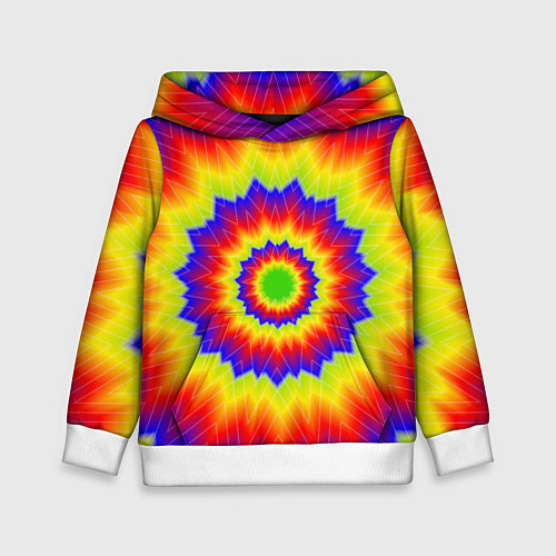 Детская толстовка Tie-Dye / 3D-Белый – фото 1