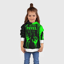Толстовка-худи детская Павел, цвет: 3D-белый — фото 2