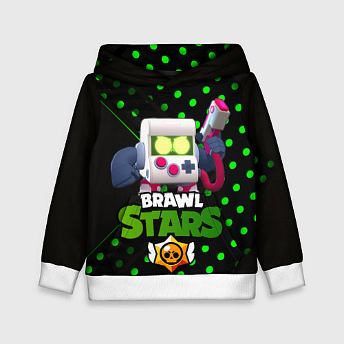 Детская толстовка Virus 8 bit brawl stars 8 бит / 3D-Белый – фото 1