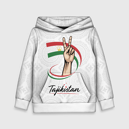 Детская толстовка Таджикистан / 3D-Белый – фото 1