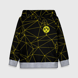 Толстовка-худи детская BORUSSIA, цвет: 3D-меланж