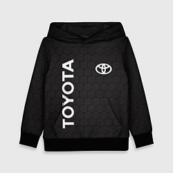 Толстовка-худи детская TOYOTA, цвет: 3D-черный