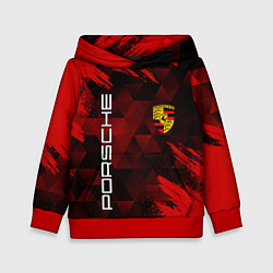 Толстовка-худи детская PORSCHE, цвет: 3D-красный