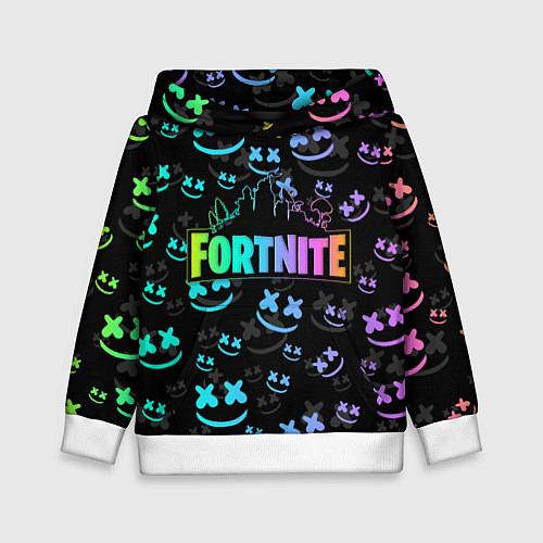 Детская толстовка FORTNITE MARSHMELLO / 3D-Белый – фото 1