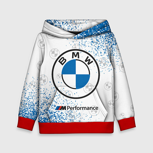 Детская толстовка BMW БМВ / 3D-Красный – фото 1