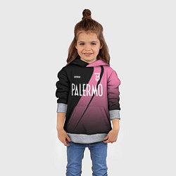 Толстовка-худи детская PALERMO FC, цвет: 3D-меланж — фото 2