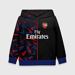 Толстовка-худи детская ARSENAL UNIFORM 2020, цвет: 3D-синий