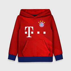 Толстовка-худи детская FC Bayern Munchen, цвет: 3D-синий