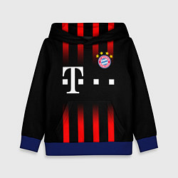 Толстовка-худи детская FC Bayern Munchen, цвет: 3D-синий