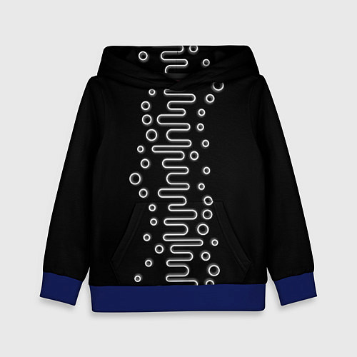 Детская толстовка Волны ТЕСЛА OKO / 3D-Синий – фото 1