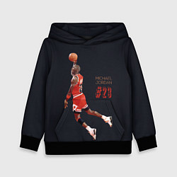 Толстовка-худи детская MICHAEL JORDAN, цвет: 3D-черный